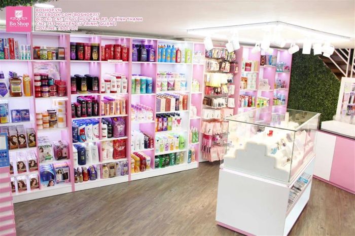 Không gian mua sắm hiện đại tại Bo Shop