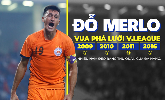 Đỗ Merlo - 'Vua phá lưới' bất bại với 4 lần đoạt danh hiệu Vua phá lưới V-League
