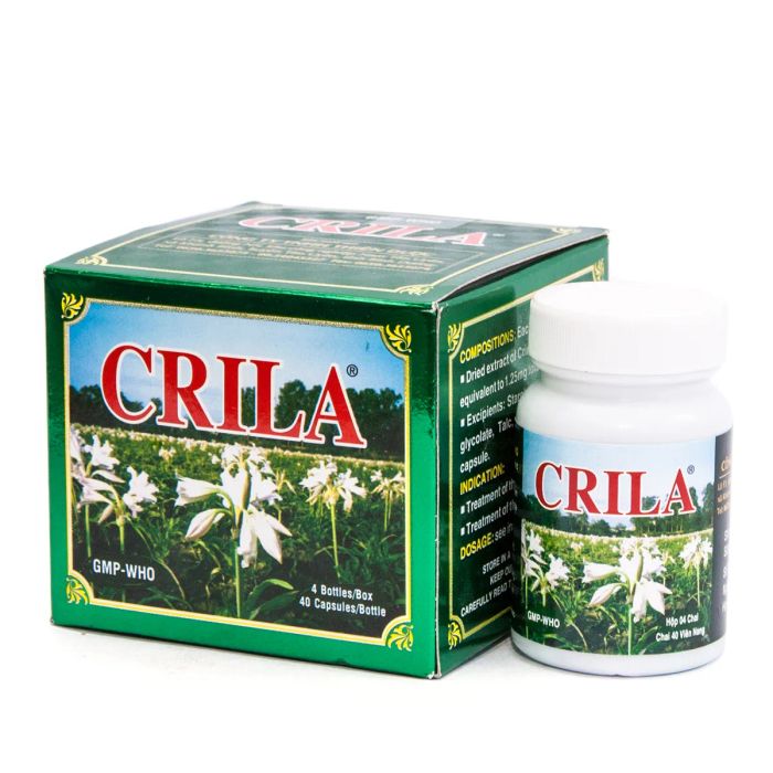 Hình ảnh sản phẩm Crila hỗ trợ điều trị u xơ tử cung phiên bản 1