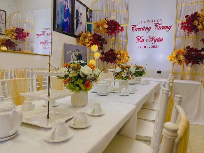 Khám phá thêm hình ảnh ấn tượng từ Rạp Cưới Thông Trang - Nơi mỗi không gian tiệc cưới đều kể một câu chuyện tình yêu đặc biệt.