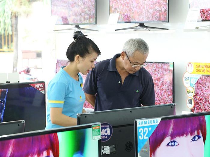 Góc trải nghiệm sản phẩm tại Điện máy XANH Vĩnh Phúc