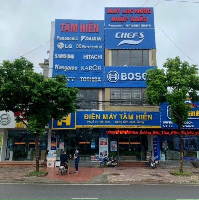 Không gian trưng bày hiện đại tại Điện máy Tâm Hiền