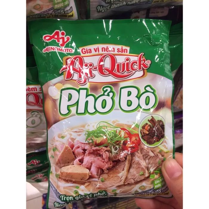 Hình ảnh minh họa gia vị phở bò Aji-Quick (ảnh 2)
