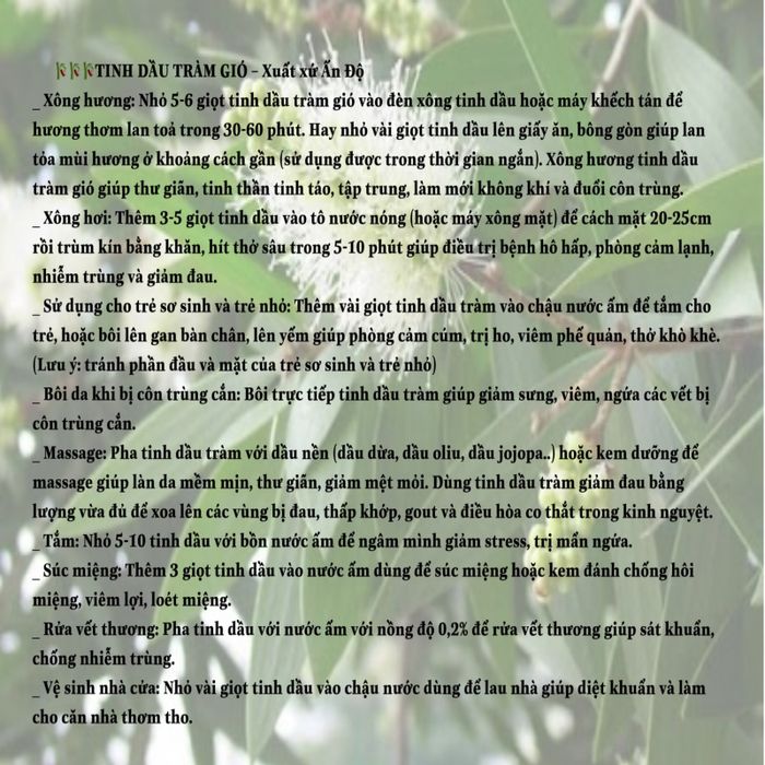 Tinh dầu thiên nhiên - PURE OIL - Ảnh 2