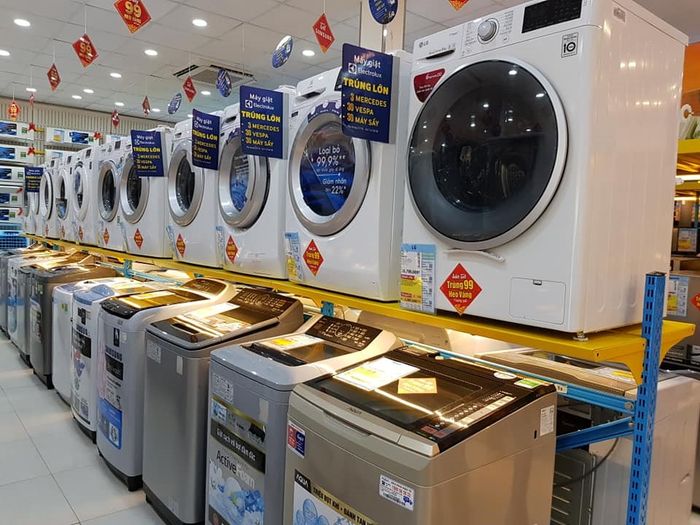 Không gian trưng bày hiện đại tại Điện máy XANH Vĩnh Phúc