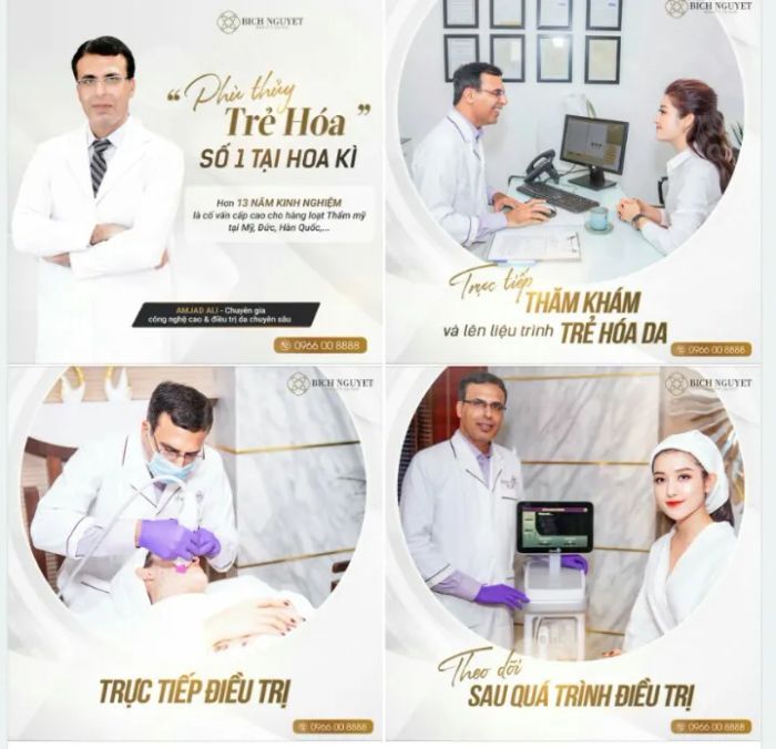 Không gian sang trọng đẳng cấp tại Bich Nguyet Beauty Clinic