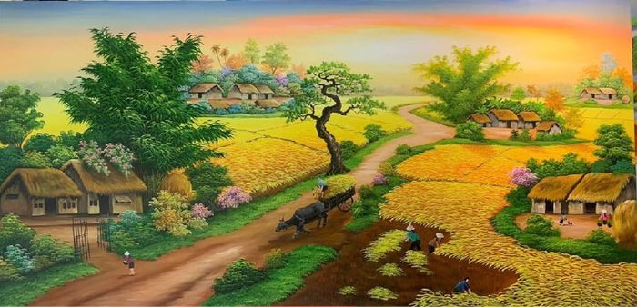 Hình ảnh minh họa cảnh quê thanh bình (Nguồn: Internet)