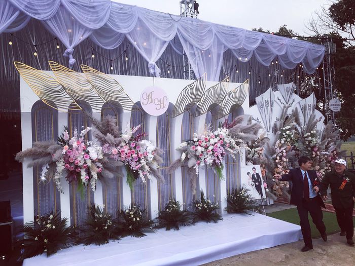 Không gian tiệc cưới sang trọng do Luxury Wedding thiết kế
