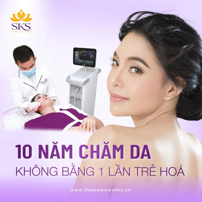 Không gian sang trọng chuẩn 5 sao tại Thẩm Mỹ Viện SKS