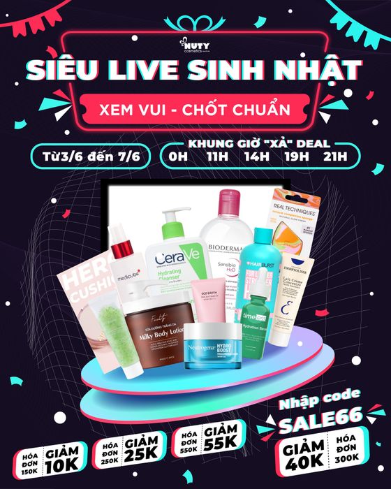 Không gian mua sắm sang trọng tại Nuty.vn