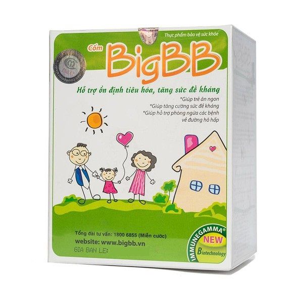 Hình ảnh BigBB Xanh - Hỗ trợ tiêu hóa và tăng cường miễn dịch