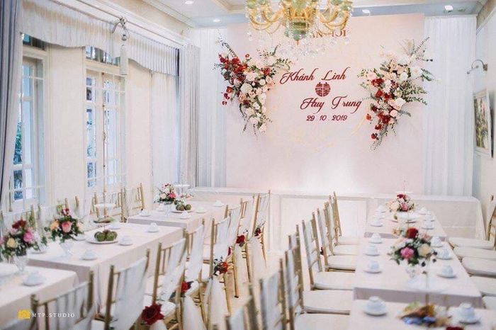 Hình ảnh thực tế các mẫu trang trí đẹp mắt từ Gia Nguyễn Wedding Planner
