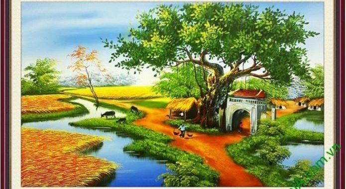 Hình ảnh minh họa chiều quê thả diều (Nguồn: Internet)