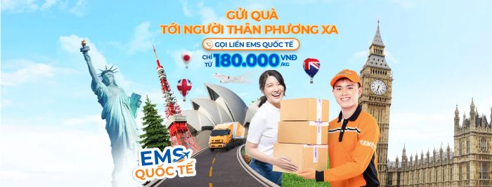 EMS Việt Nam ảnh 1 – Biểu trưng cho dịch vụ chuyển phát nhanh uy tín bậc nhất quốc gia