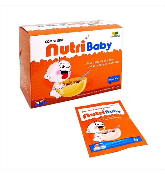 Hình ảnh cốm vi sinh Nutribaby - Giải pháp vàng cho hệ miễn dịch trẻ nhỏ