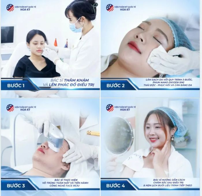 Không gian sang trọng tại Viện Thẩm Mỹ Quốc Tế Hoa Kỳ