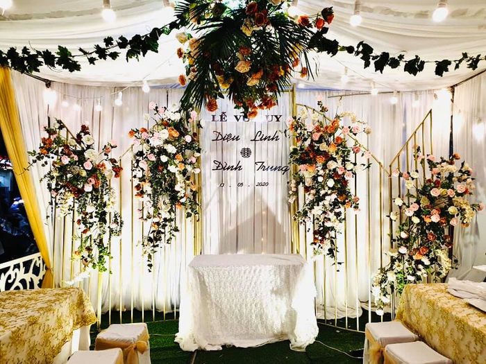 Không gian tiệc cưới ấn tượng do Gia Nguyễn Wedding Planner thực hiện