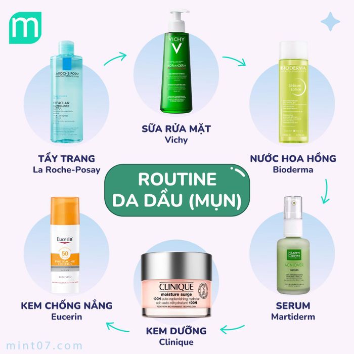 Không gian xanh mát tại Mint Cosmetics