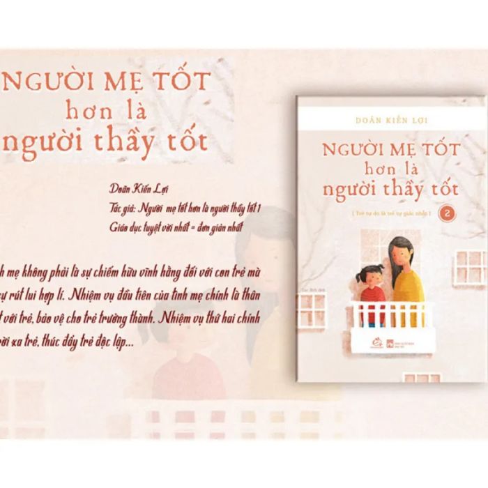 Ảnh bìa sách 'Tình mẫu tử vĩ đại hơn cả người thầy tài ba' - Doãn Kiến Lợi