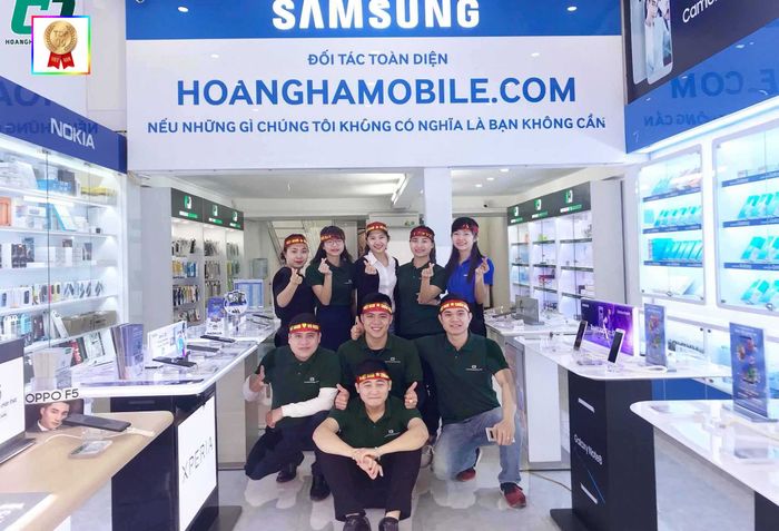Không gian trưng bày hiện đại tại Hoàng Hà Mobile Đà Nẵng