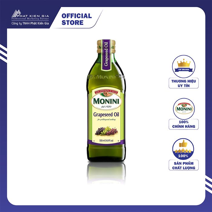 Dầu Hạt Nho Monini ảnh 1