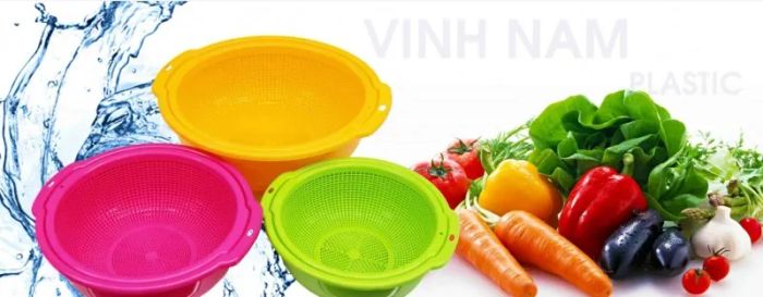 Bộ sưu tập rổ nhựa đa dạng kích thước của Vinh Nam