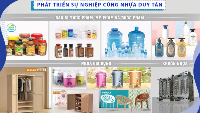 Bộ sưu tập sản phẩm nhựa cao cấp mới nhất từ Duy Tân