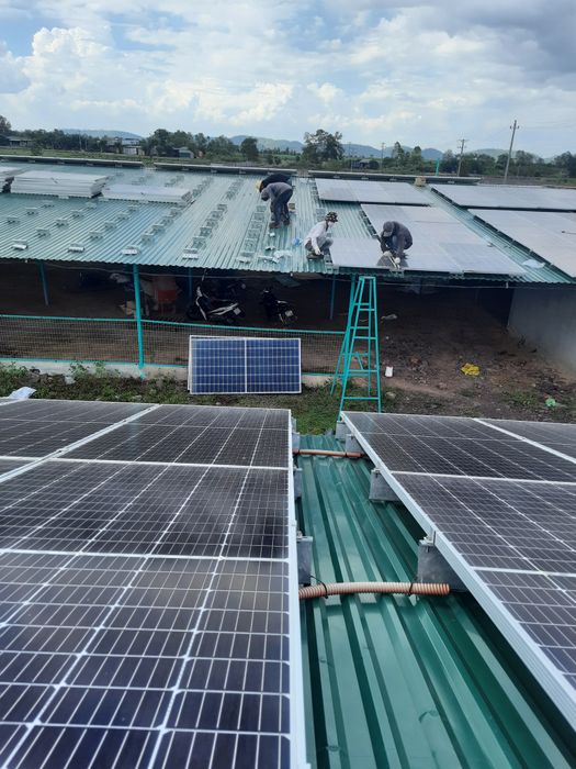 Hình ảnh thi công chuyên nghiệp của đội ngũ Thanh Duy Solar