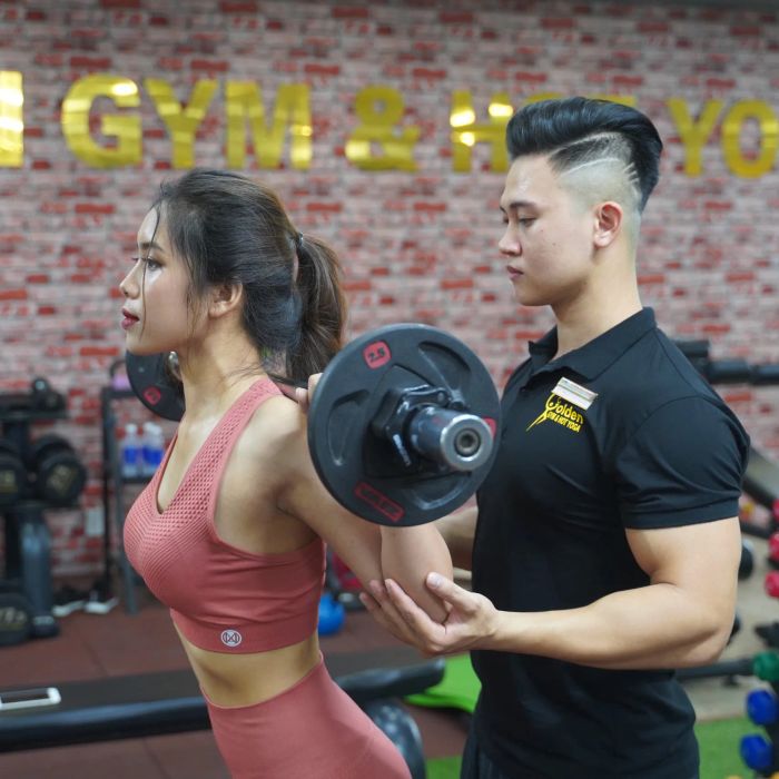 Hình ảnh không gian hiện đại tại Golden Gym & Hot Yoga