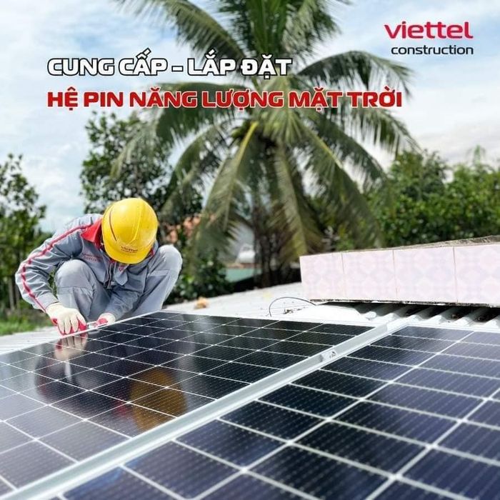 Hình ảnh thi công điện mặt trời Viettel Construction Đắk Lắk