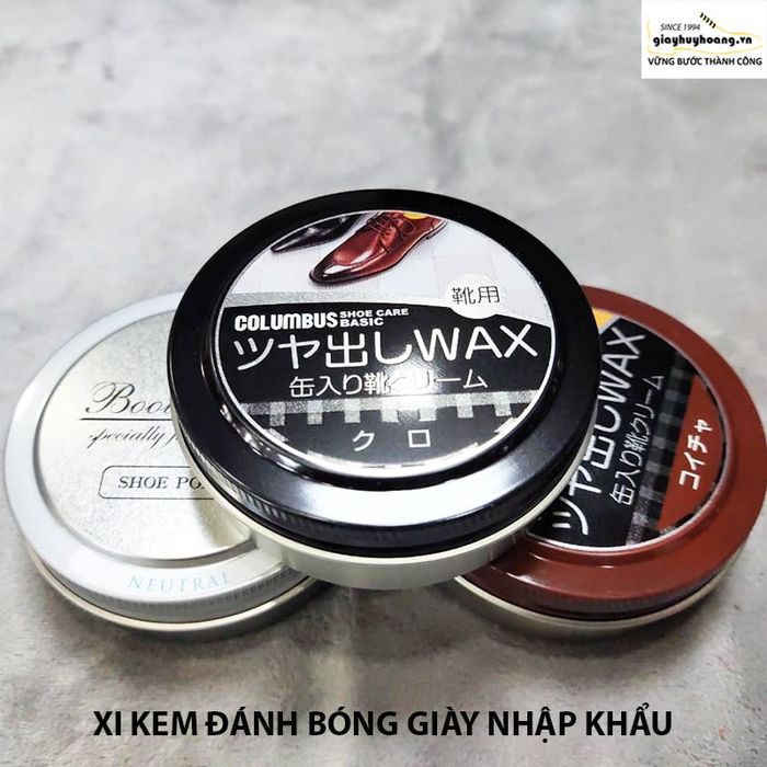 Xi đánh giày tây da bò Nhật Bản Columbus ảnh 2