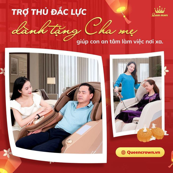 Hình ảnh sản phẩm ghế massage Queen Crown