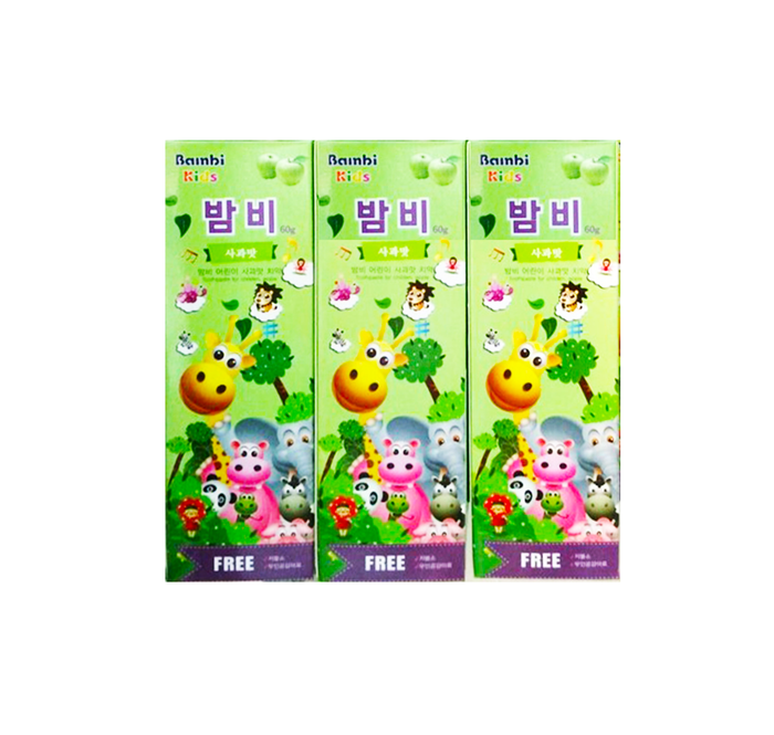 Kem đánh răng cho trẻ em Bambi Kids Hàn Quốc ảnh 1