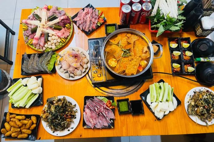 Không gian sang trọng tại ViVu Buffet