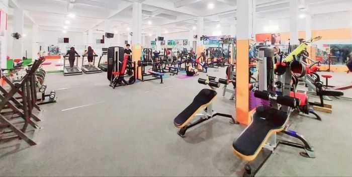 Hình ảnh thực tế về không gian tập luyện tại CLB GYM TITAN