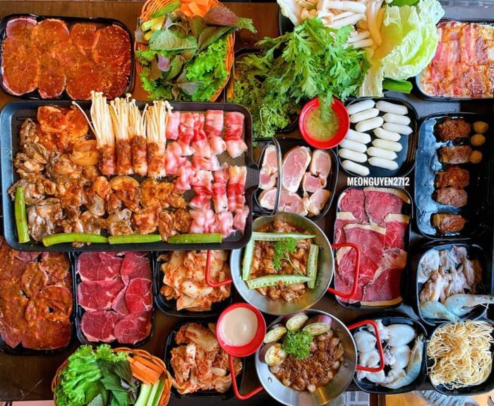 Hình ảnh không gian ẩm thực Hàn Quốc tại Foodlee