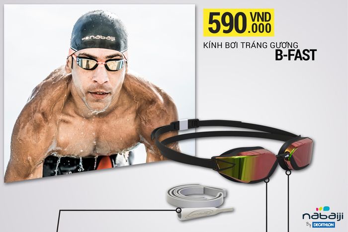 Bộ sưu tập kính bơi đa dạng tại Decathlon Việt Nam