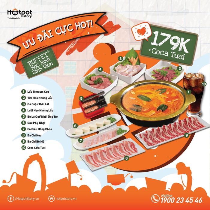 HOTPOT STORY - Không gian buffet lẩu hiện đại và sang trọng