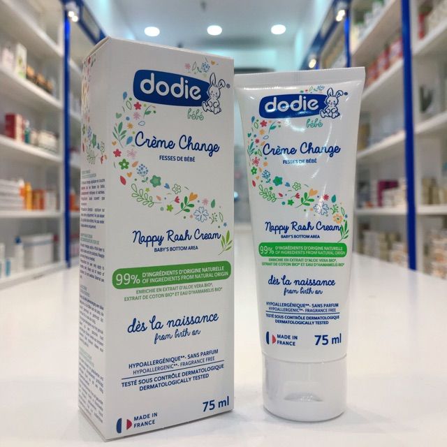 Hình ảnh chân thực kem hăm Dodie Organic chính hãng