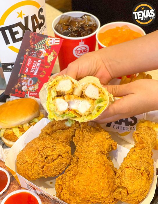 Không gian hiện đại tại Texas Chicken