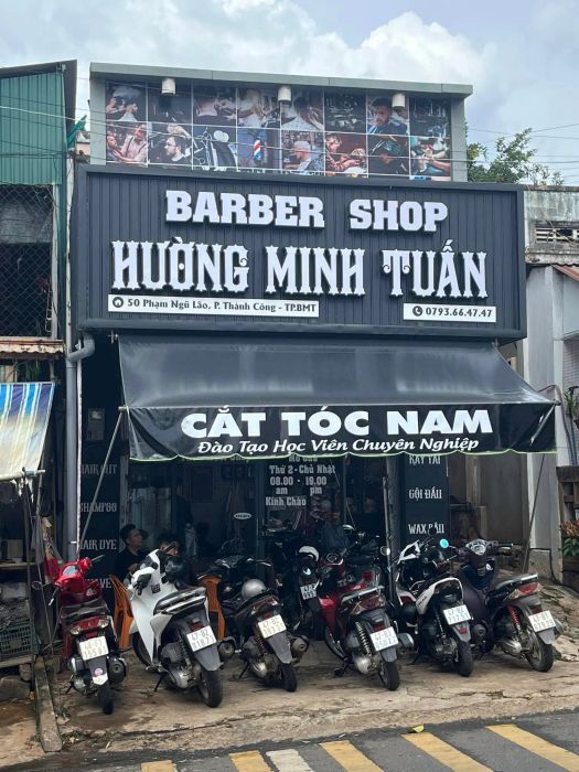Tác phẩm nghệ thuật từ tay nghề thợ cắt tại Hường Minh Tuấn Barber Shop