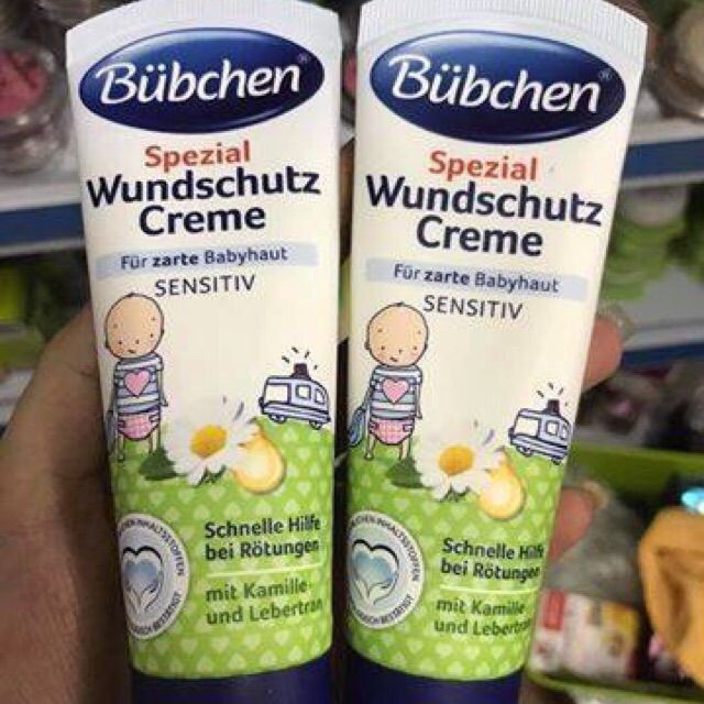 Hình ảnh thực tế kem ngừa hăm Bubchen chính hãng