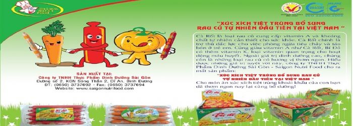 Hình ảnh giới thiệu sản phẩm của Công Ty TNHH Thực Phẩm Dinh Dưỡng Sài Gòn