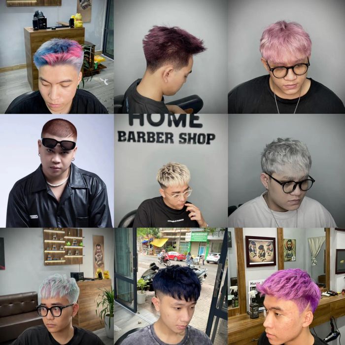 Không gian ấm cúng tại HOME Barbershop