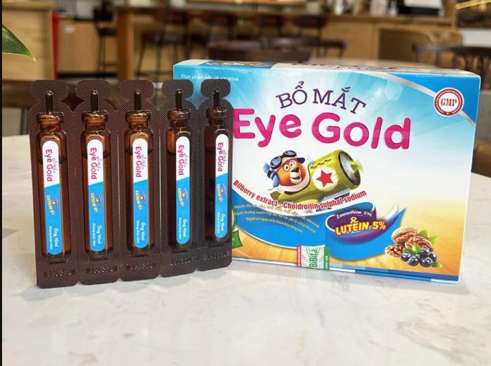 Siro Eye Gold - Hình ảnh minh họa chân thực sản phẩm chăm sóc mắt hàng đầu