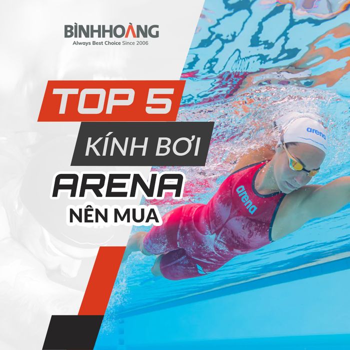 Bộ sưu tập kính bơi đa dạng tại Bình Hoàng Swim