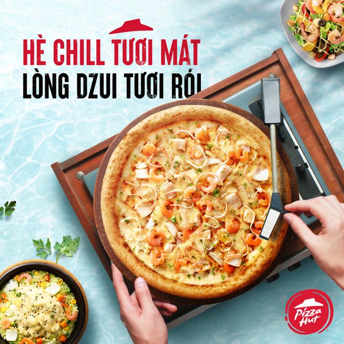 Pizza Hut - Không gian thưởng thức pizza chuẩn vị