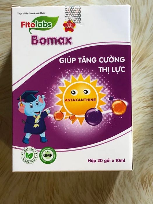 Siro Bổ Mắt Fitolabs Bomax - Hình ảnh minh họa sản phẩm chính hãng