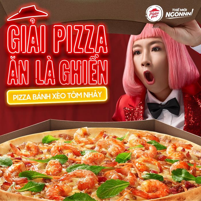 Không gian hiện đại tại Pizza Hut