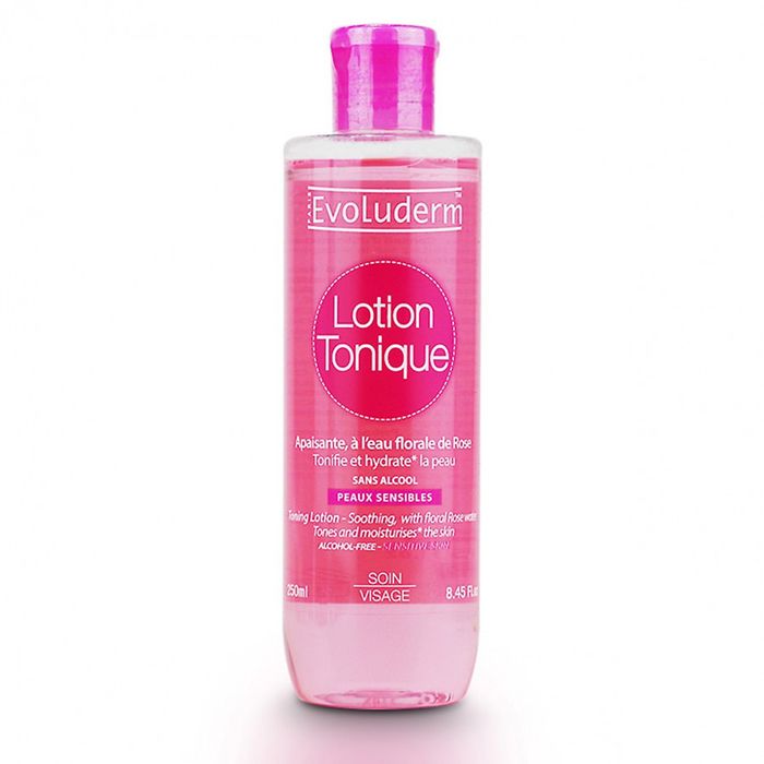 Hình ảnh Toner Evoluderm Lotion Tonique - góc chụp sản phẩm thực tế với dung tích 200ml